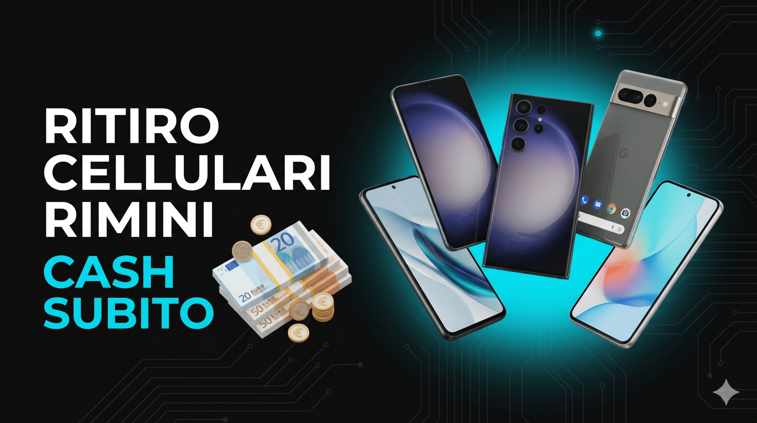 Ritiro Cellulari Rimini — iRepair compra cellulari usati Samsung, Xiaomi, Pixel e Android cash subito