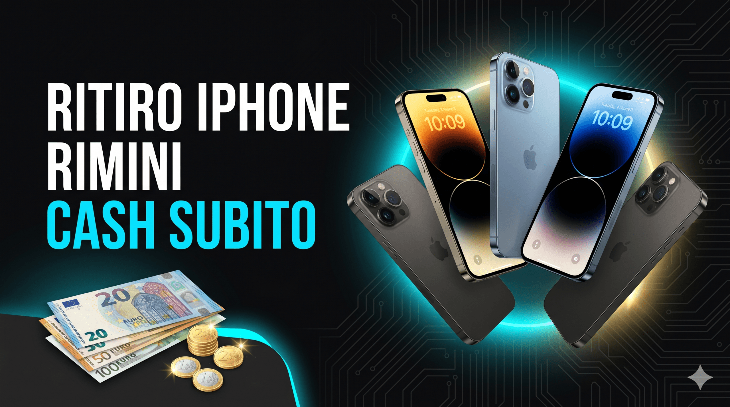 Ritiro iPhone Rimini — iRepair compra iPhone usati, rotti o bloccati cash subito