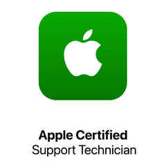Badge ACST Apple Certified Support Technician del tecnico iRepair, Centro Apple IRP Rimini